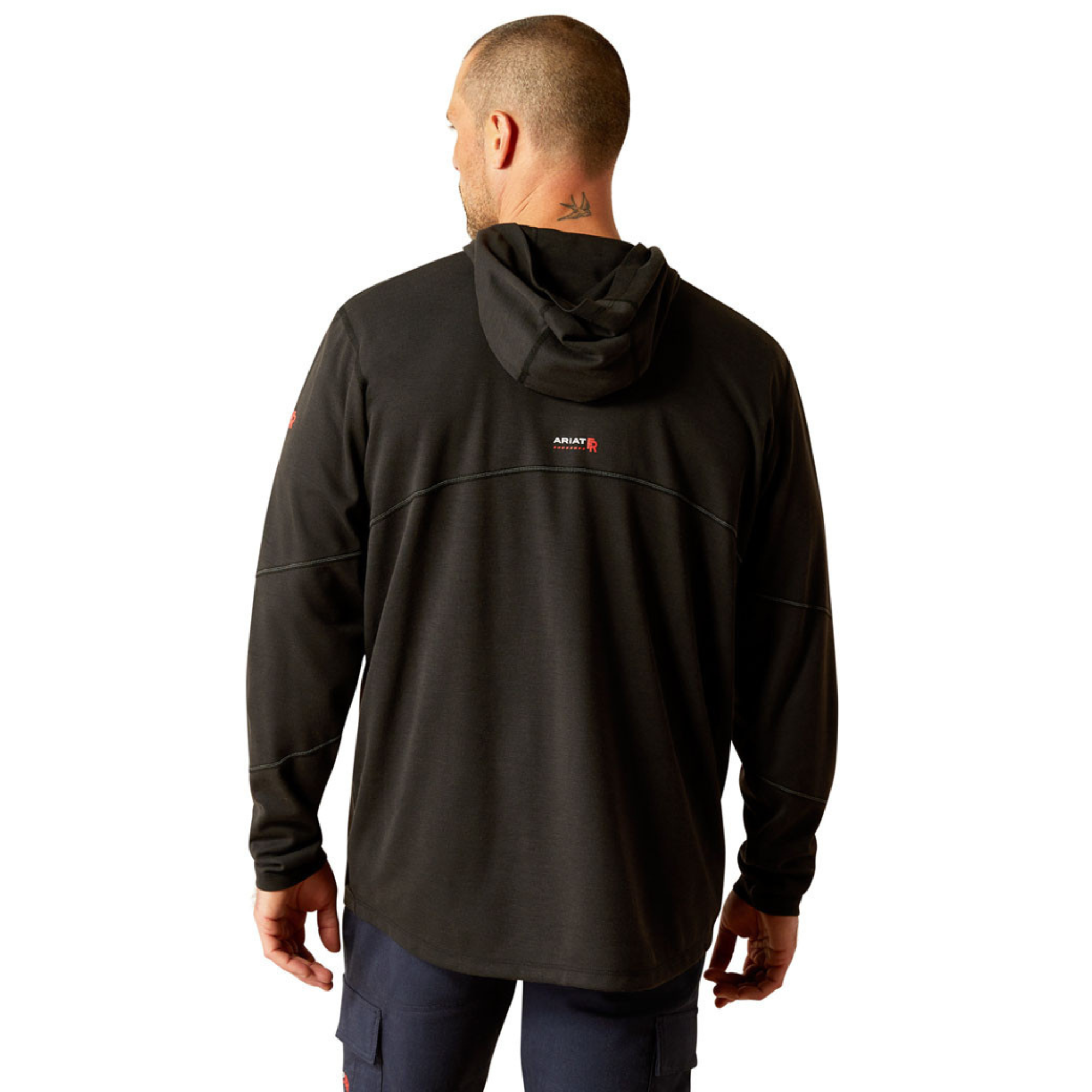 Ariat FR Primo Black Hooded T-Shirt from Columbia Safety